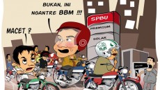 Ilustrasi BBM Langka