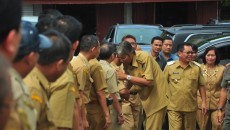 Jarot-Askiman Disambut Jajaran Pemkab Sintang