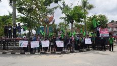 HMI dan KAHMI Gelar Aksi Damai (2)