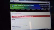 Tampilan esmi DPRD SIintang
